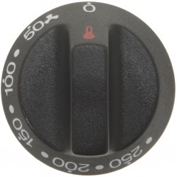 MANOPOLA NERA Ø 54 MM 0-250°C    CODICE: 3241307