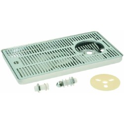 RACCOGLIGOCCE INOX 400X220XH30 MM 3015056