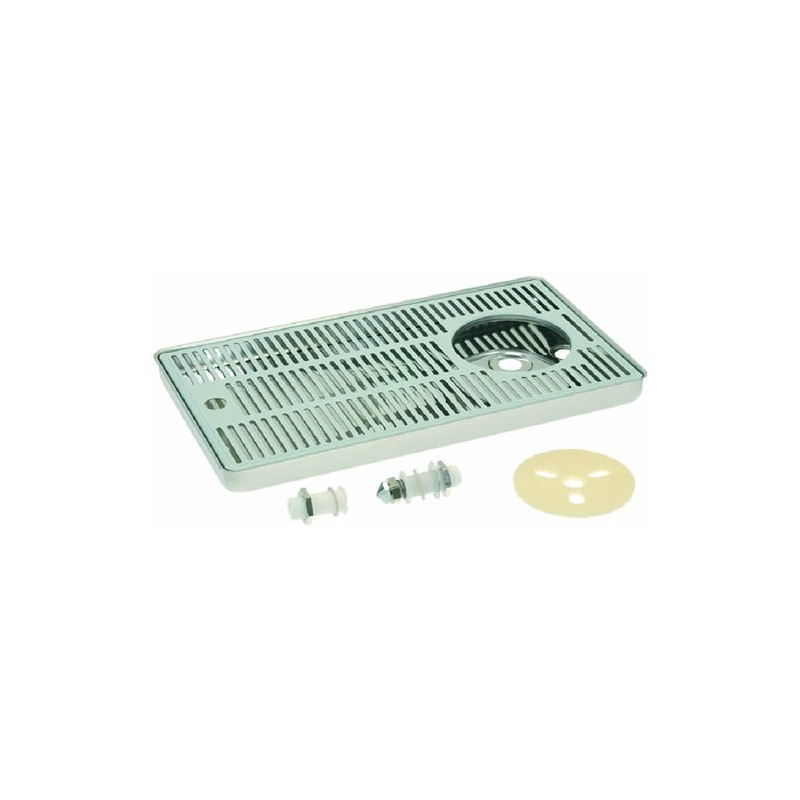RACCOGLIGOCCE INOX 400X220XH30 MM 3015056