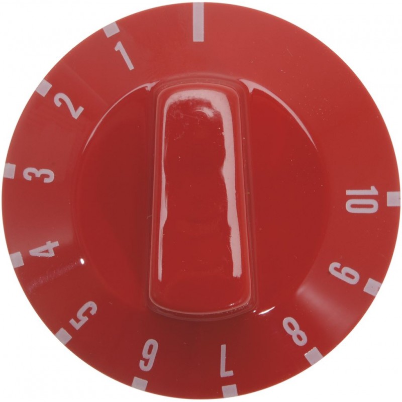 MANOPOLA ROSSA Ø 50 MM 0-10    CODICE: 3241341