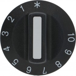 MANOPOLA NERA Ø 42 MM 1-10    CODICE: 3241347