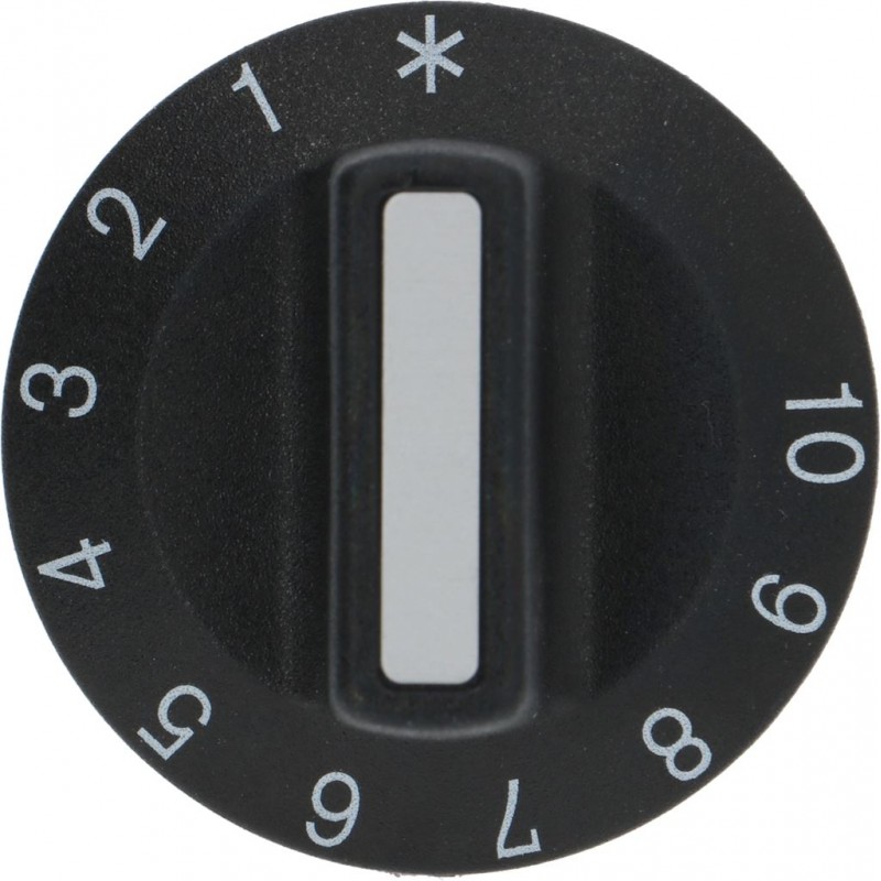 MANOPOLA NERA Ø 42 MM 1-10    CODICE: 3241347