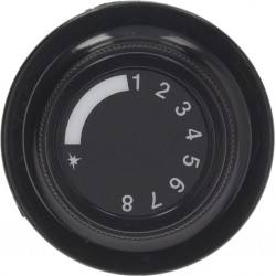 MANOPOLA NERA Ø 52 MM 1-2-3-4-5-6-7-8    CODICE: 3241376