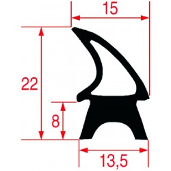 GUARNIZIONE PORTA FORNO 640X460 MM  3186151