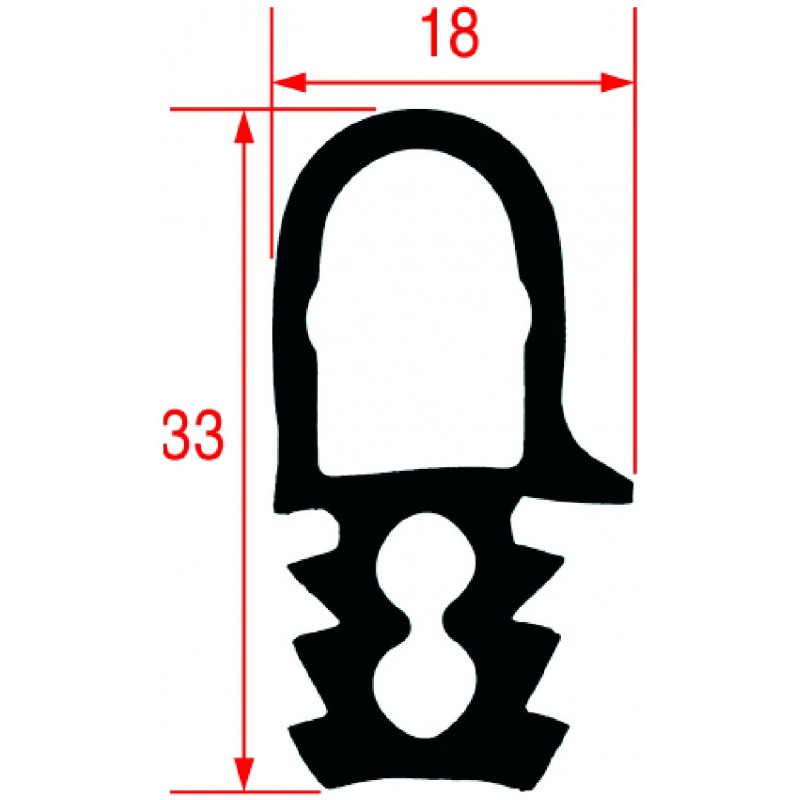 GUARNIZIONE PORTA FORNO 765X510 MM  3186527