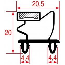 GUARNIZIONE AD INCASTRO 1540X655 MM    CODICE: 3186878