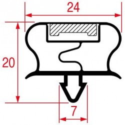 GUARNIZIONE AD INCASTRO 582X398 MM    CODICE: 3786266