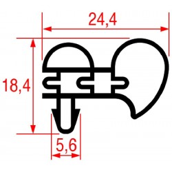 GUARNIZIONE AD INCASTRO 550X450 MM    CODICE: 3786445