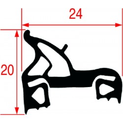 GUARNIZIONE PORTA FORNO 550X450 MM    CODICE: 4005710