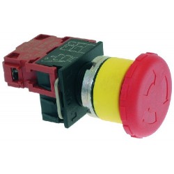 PULSANTE ROSSO CON BLOCCO 10A 600V ELFIN  9319045