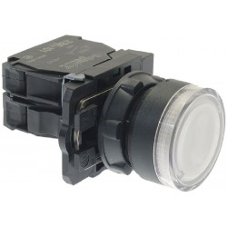 PULSANTE AVVIO BIANCO Ø 28 MM 10A 250V  9319085