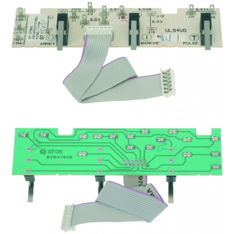 SCHEDA ELETTRONICA COMANDI CON 3 MICRO  9390019