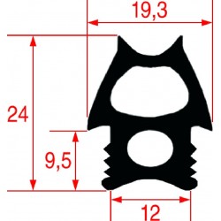 GUARNIZIONE PORTA FORNO 855X685 MM  3786100