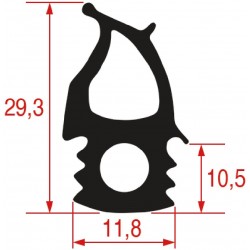 GUARNIZIONE PORTA FORNO 755X660 MM  3786120