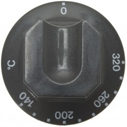 MANOPOLA NERA Ø 70 MM 140-320°C 3241446