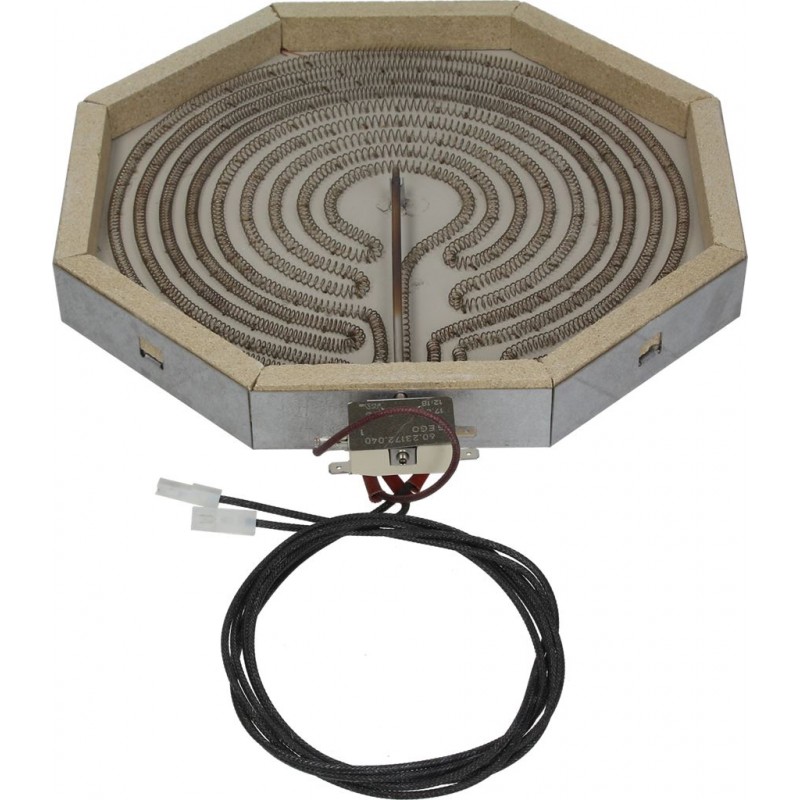 PIASTRA ELETTRICA OTTAGONALE Ø 300 MM  Cod. 3455405