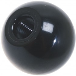 MANOPOLA A SFERA NERA Ø 35 MM PASSO M10 3241570