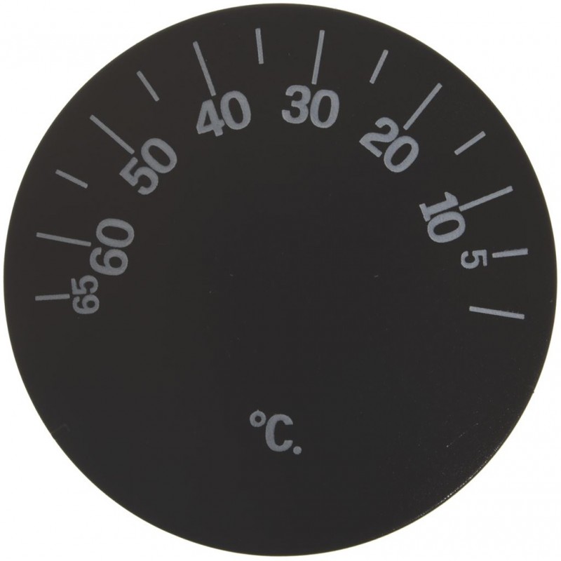 MANOPOLA NERA Ø 42 MM 0-65°C 3241825