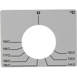 TARGA ADESIVA PER TERMOSTATO 120-190°C  3444549