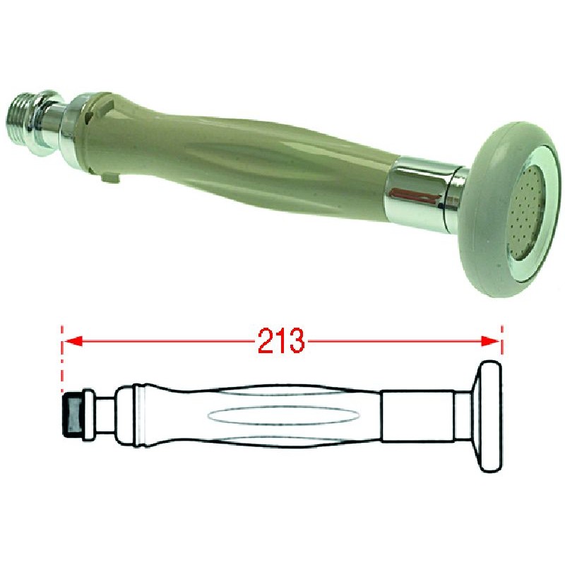 DOCCIA SENZA LEVA Ø 1/2"M 800/999    CODICE: 3359771