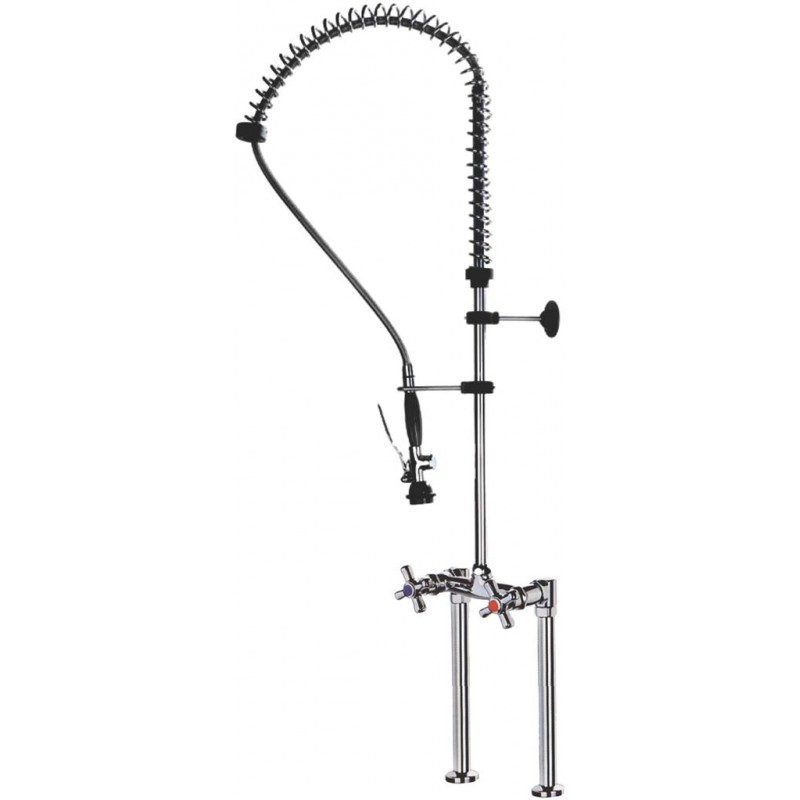 RUBINETTO BIFORO CON RIALZO 430 MM    CODICE: 3359855
