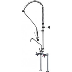 RUBINETTO BIFORO CON RIALZI 430 MM    CODICE: 3359857