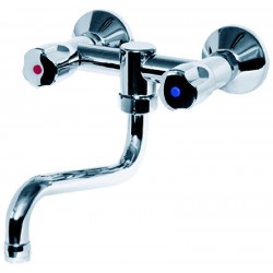 RUBINETTO BIFORO DA MURO Ø 3/4"    CODICE: 3759065