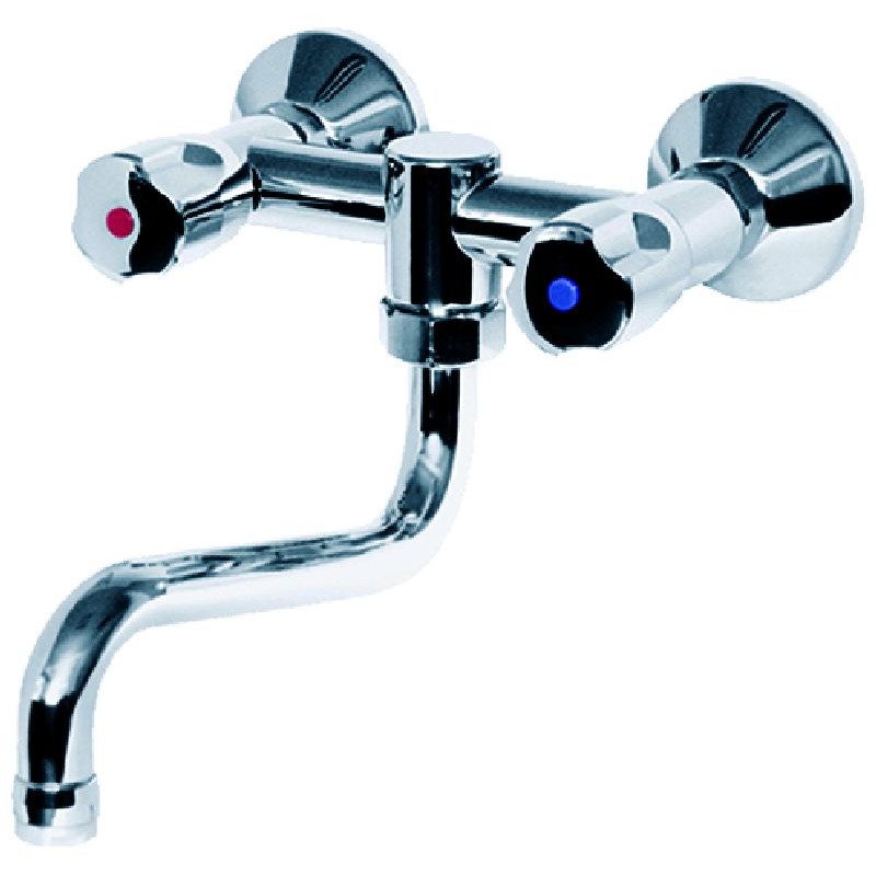 RUBINETTO BIFORO DA MURO Ø 3/4"    CODICE: 3759065