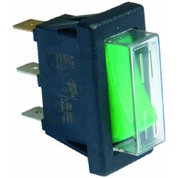 INTERRUTTORE UNIPOLARE VERDE 16A 230V  Cod. 1319325