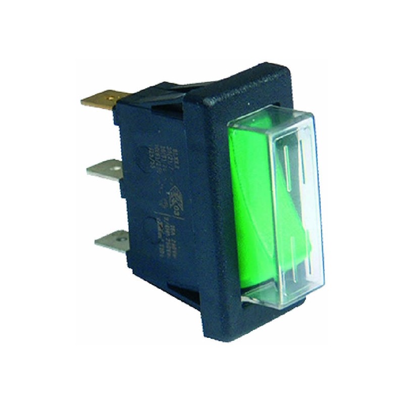 INTERRUTTORE UNIPOLARE VERDE 16A 230V  Cod. 1319325