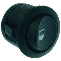 PULSANTE UNIPOLARE NERO 10A 250V  Cod. 1319422