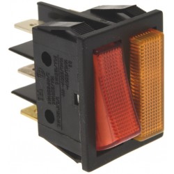 INTERRUTTORE BIPOLARE NERO 16A 250V  Cod. 1319486