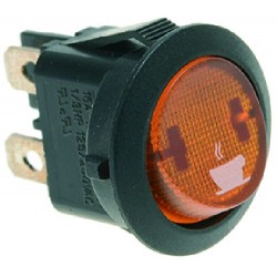 INTERRUTTORE BIPOLARE ARANCIO 10A 250V  Cod. 1319584