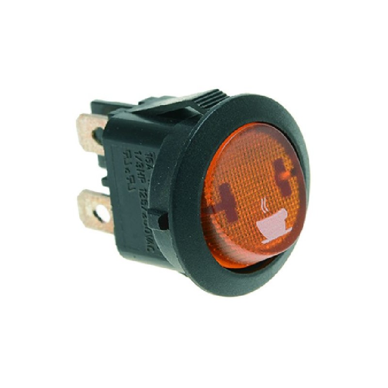 INTERRUTTORE BIPOLARE ARANCIO 10A 250V  Cod. 1319584