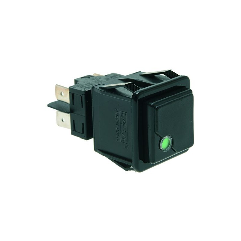 INTERRUTTORE BIPOLARE NERO 16A 250V  Cod. 1319594
