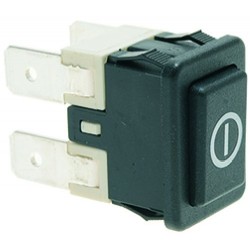 INTERRUTTORE BIPOLARE NERO 16A 250V  Cod. 1319598