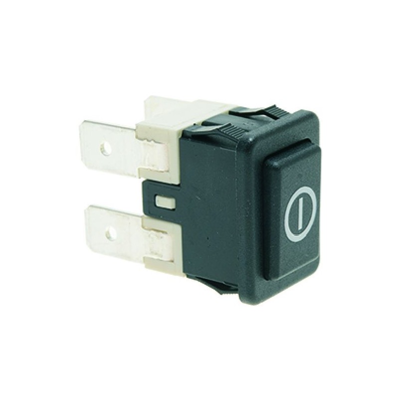 INTERRUTTORE BIPOLARE NERO 16A 250V  Cod. 1319598