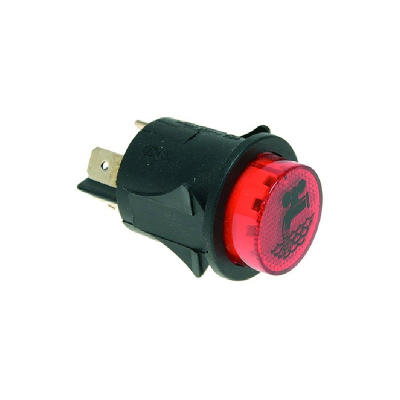 INTERRUTTORE BIPOLARE ROSSO 16A 250V  Cod. 1319627