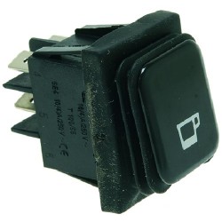 INTERRUTTORE BIPOLARE NERO 16A 250V  Cod. 1319632