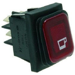 INTERRUTTORE BIPOLARE ROSSO 16A 250V  Cod. 1319633