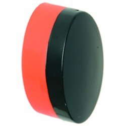 TASTO ELLITTICO 21x11 mm NERO/ARANCIONE  Cod. 1319634