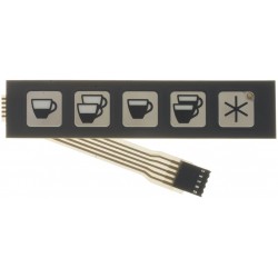 MEMBRANA PULSANTIERA 5 TASTI  Cod. 1319647