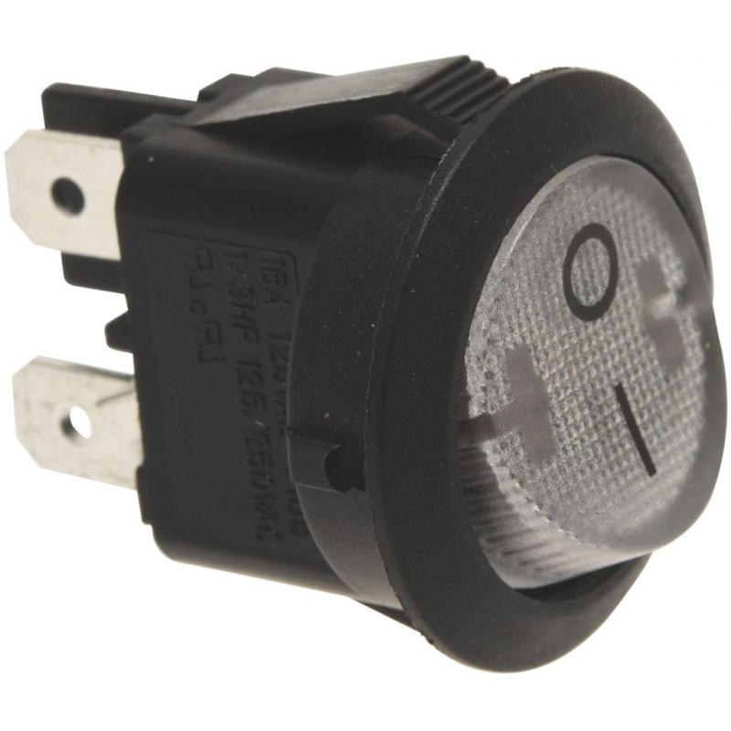 INTERRUTTORE BIPOLARE LUMINOSO ø 20mm  Cod. 1319657