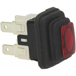 INTERRUTTORE BIPOLARE ROSSO 16A 250V  Cod. 1319674