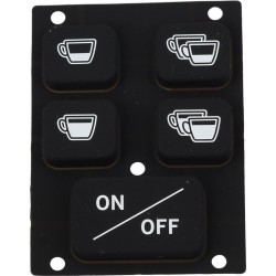 MEMBRANA PULSANTIERA 5 TASTI  Cod. 1319756