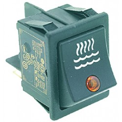 INTERRUTTORE BIPOLARE NERO 16A 250V  Cod. 1319806