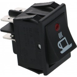 INTERRUTTORE BIPOLARE NERO 16A 250V  Cod. 1319809