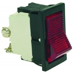 INTERRUTTORE BIPOLARE ROSSO 15A 250V  Cod. 1319816