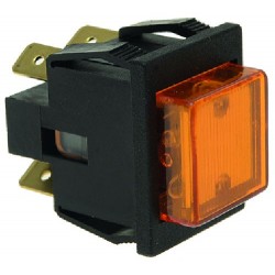 INTERRUTTORE BIPOLARE ARANCIO 10A 250V  Cod. 1319924