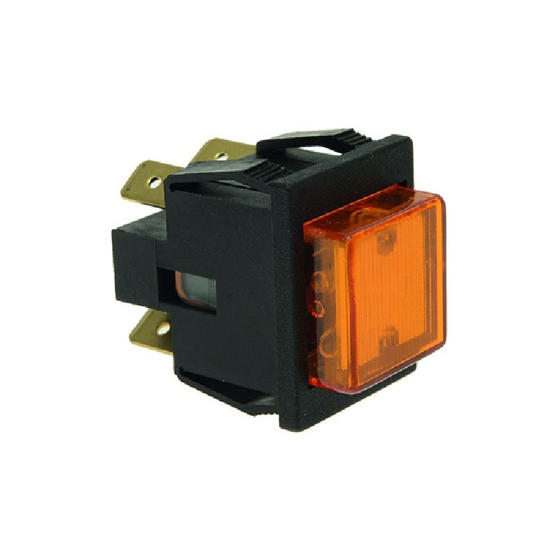 INTERRUTTORE BIPOLARE ARANCIO 10A 250V  Cod. 1319924